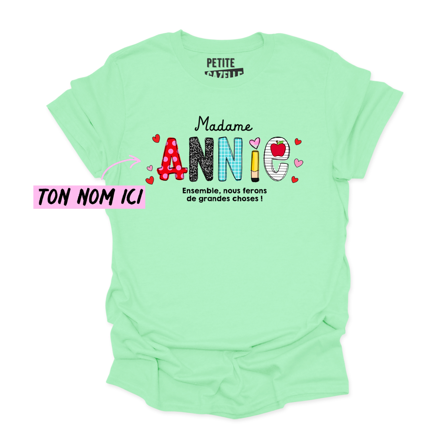 T-SHIRT COL ROND | Ensemble, nous ferons de grandes choses !