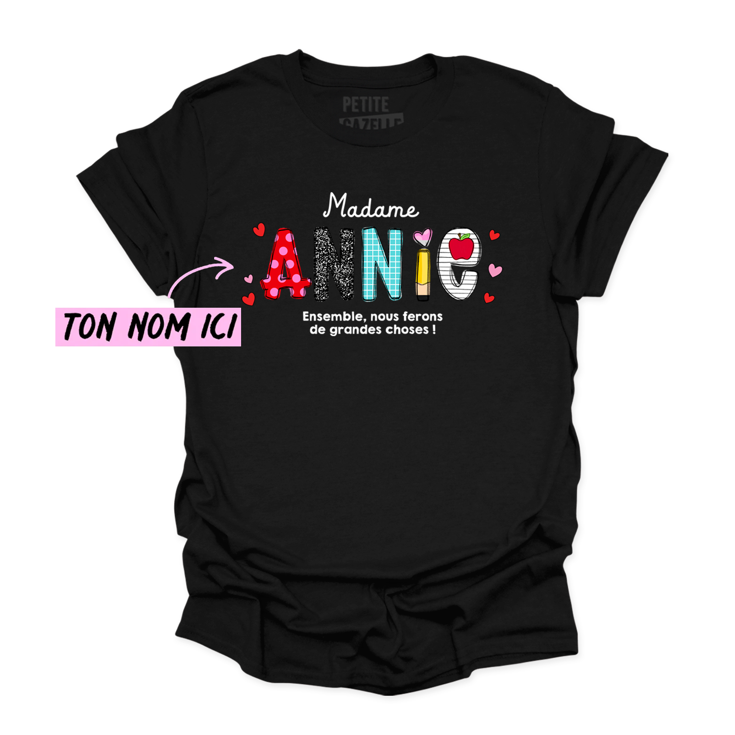 T-SHIRT COL ROND | Ensemble, nous ferons de grandes choses !