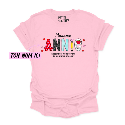 T-SHIRT COL ROND | Ensemble, nous ferons de grandes choses !