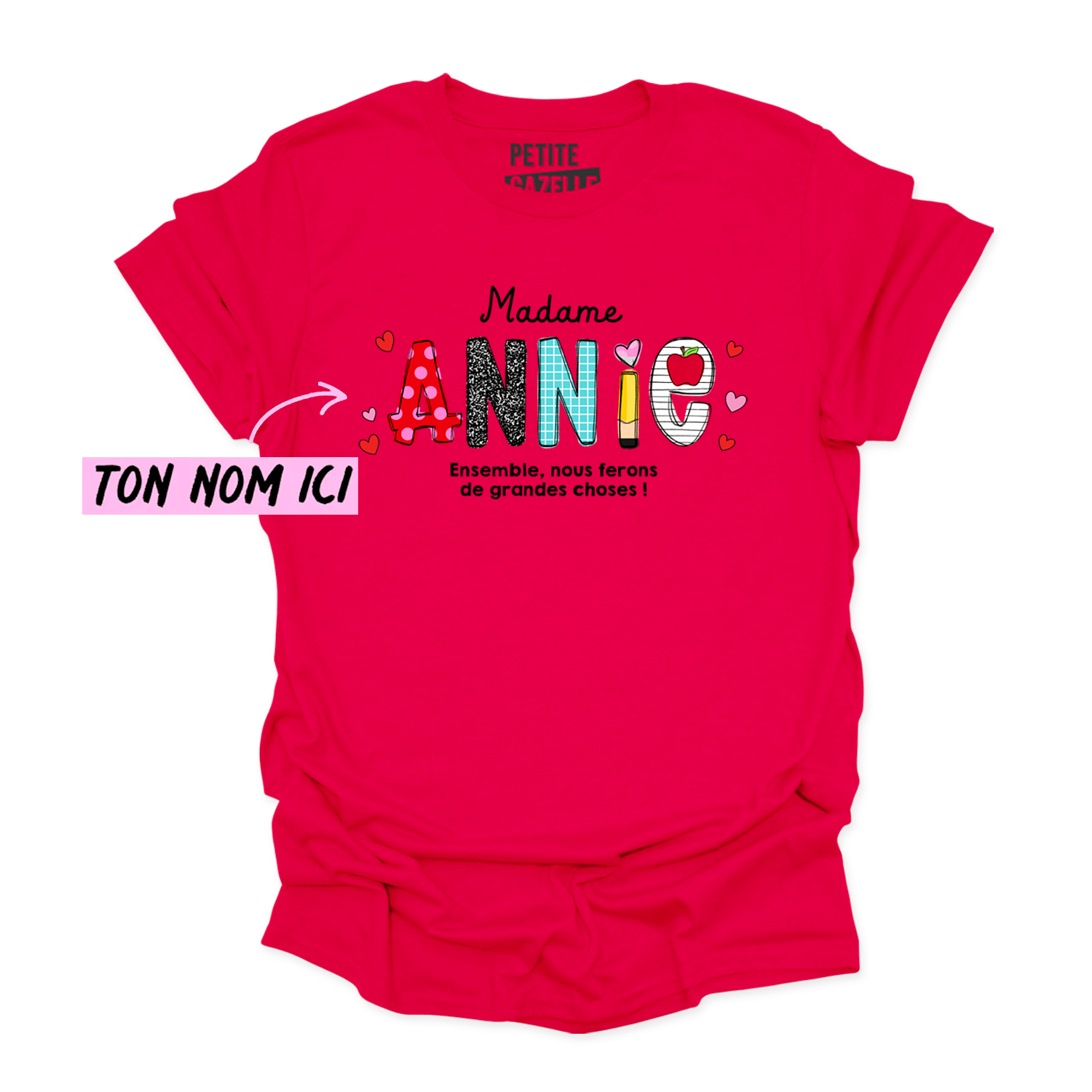 T-SHIRT COL ROND | Ensemble, nous ferons de grandes choses !