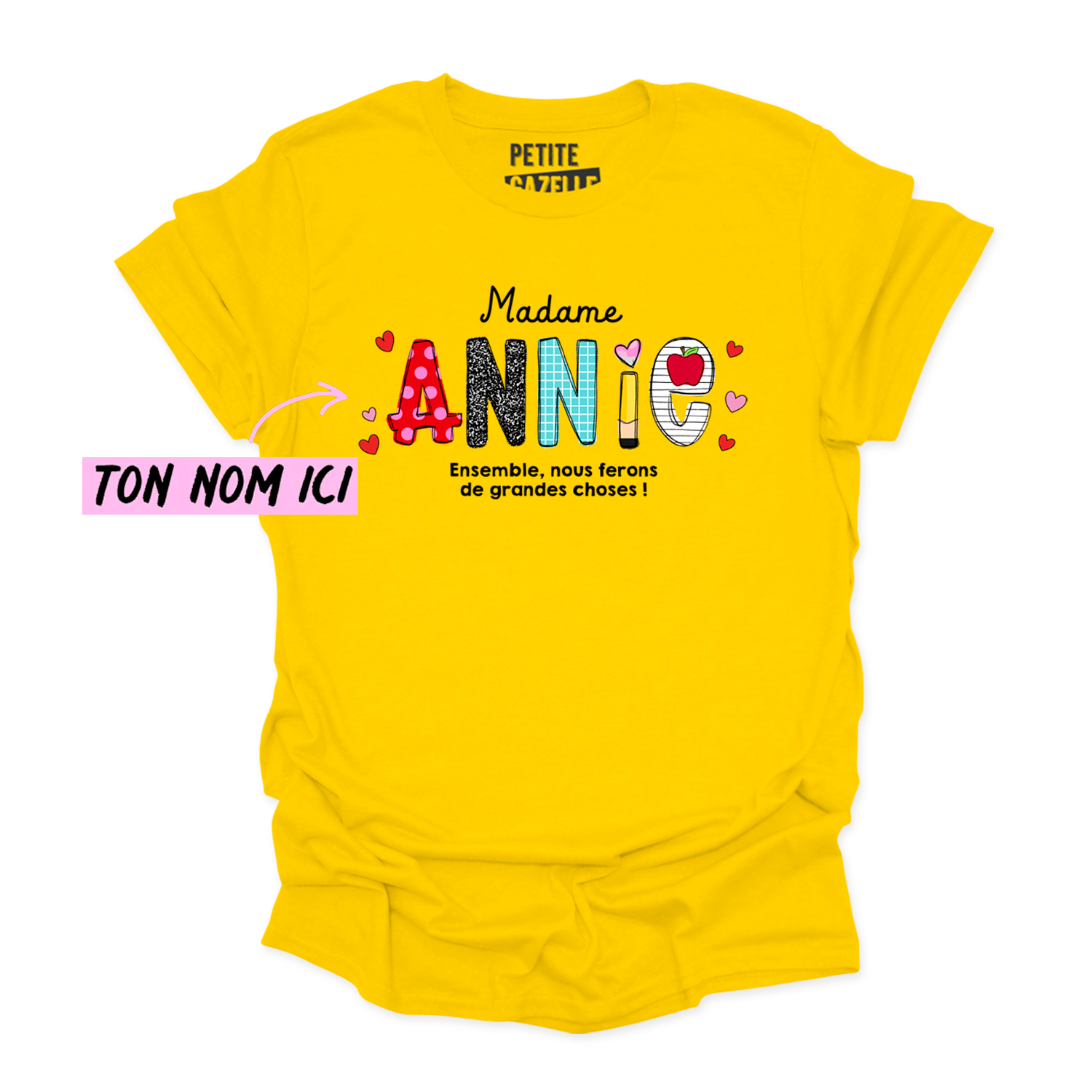 T-SHIRT COL ROND | Ensemble, nous ferons de grandes choses !