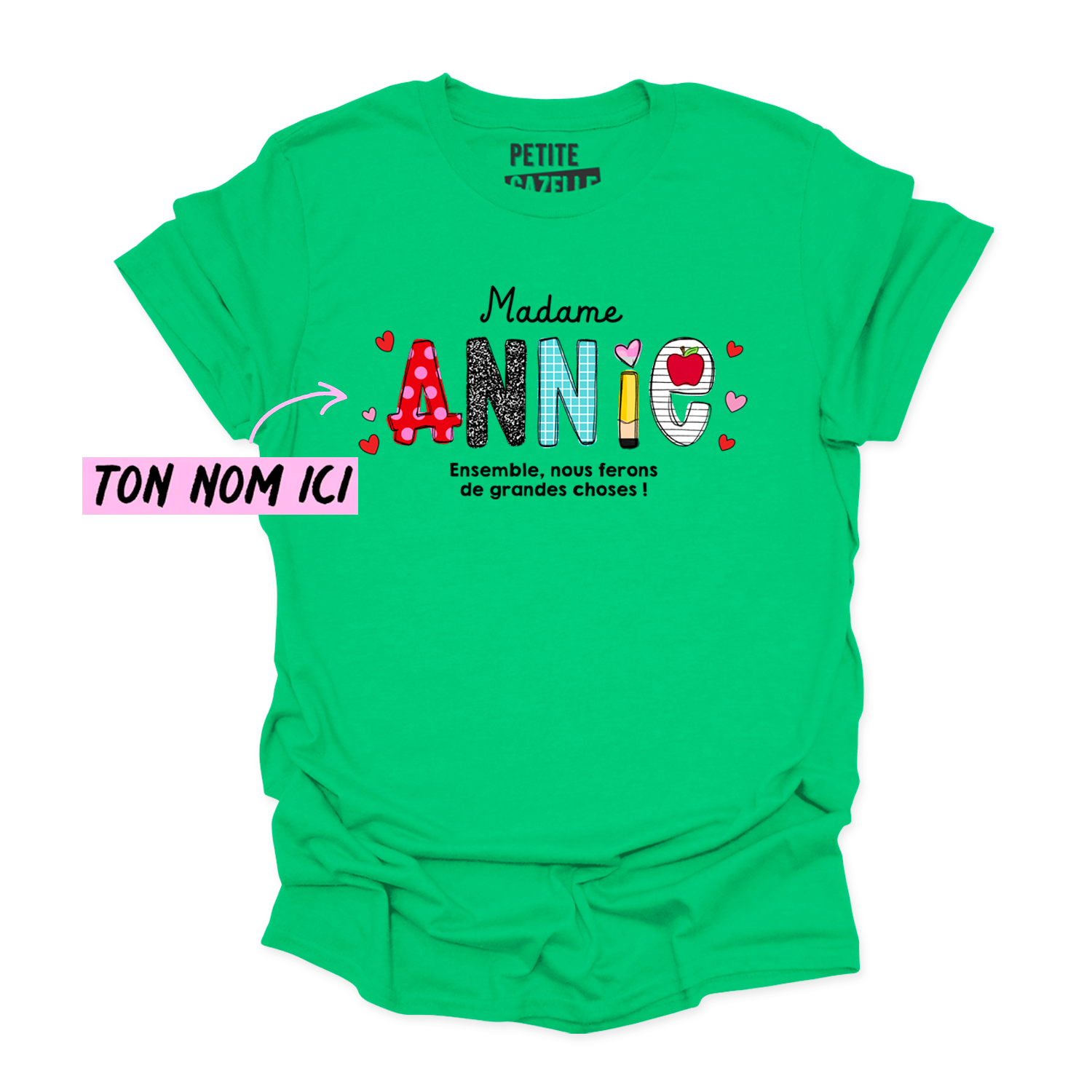 T-SHIRT COL ROND | Ensemble, nous ferons de grandes choses !