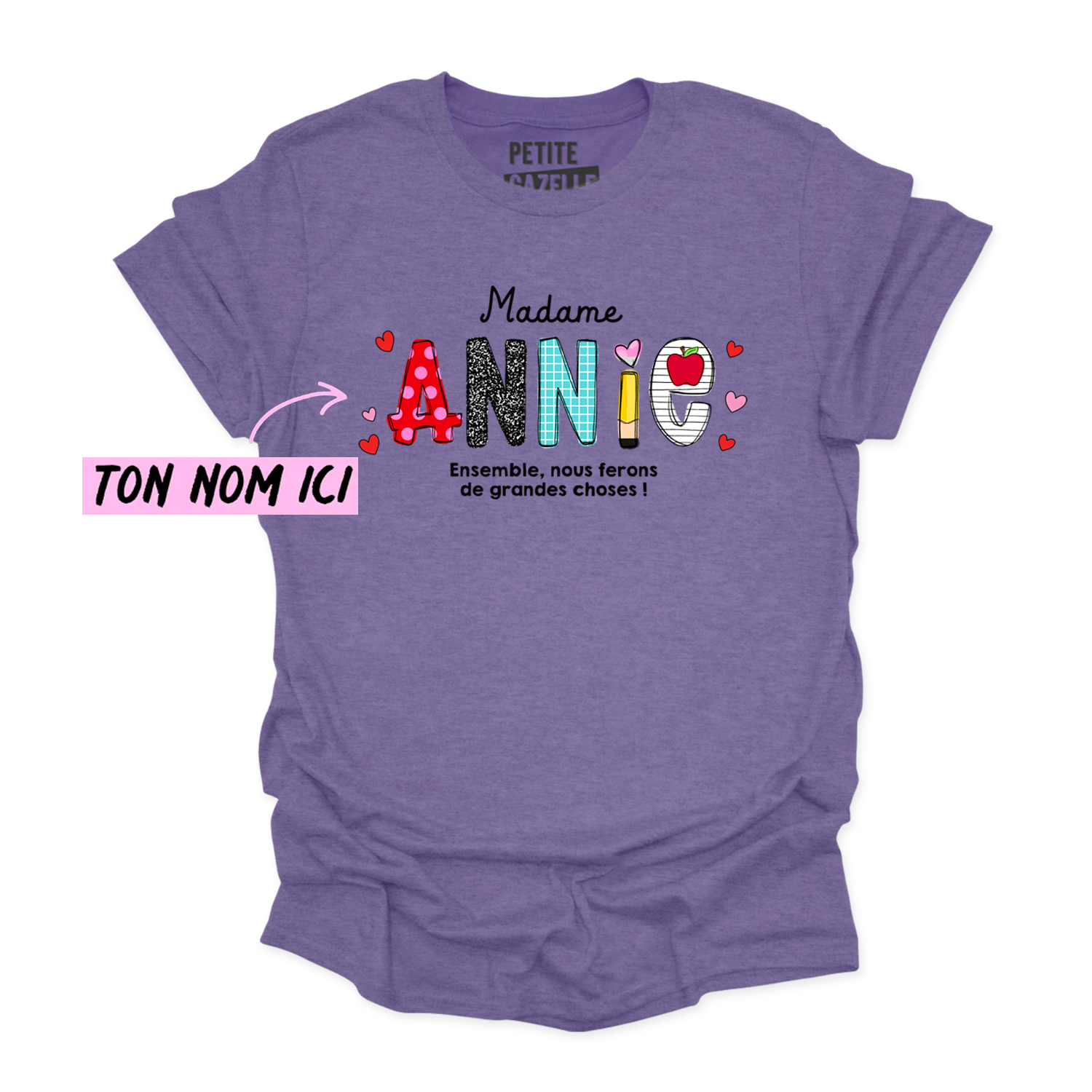 T-SHIRT COL ROND | Ensemble, nous ferons de grandes choses !