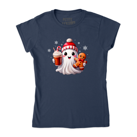 TSHIRT AJUSTÉ | Mignon fantôme de Noël