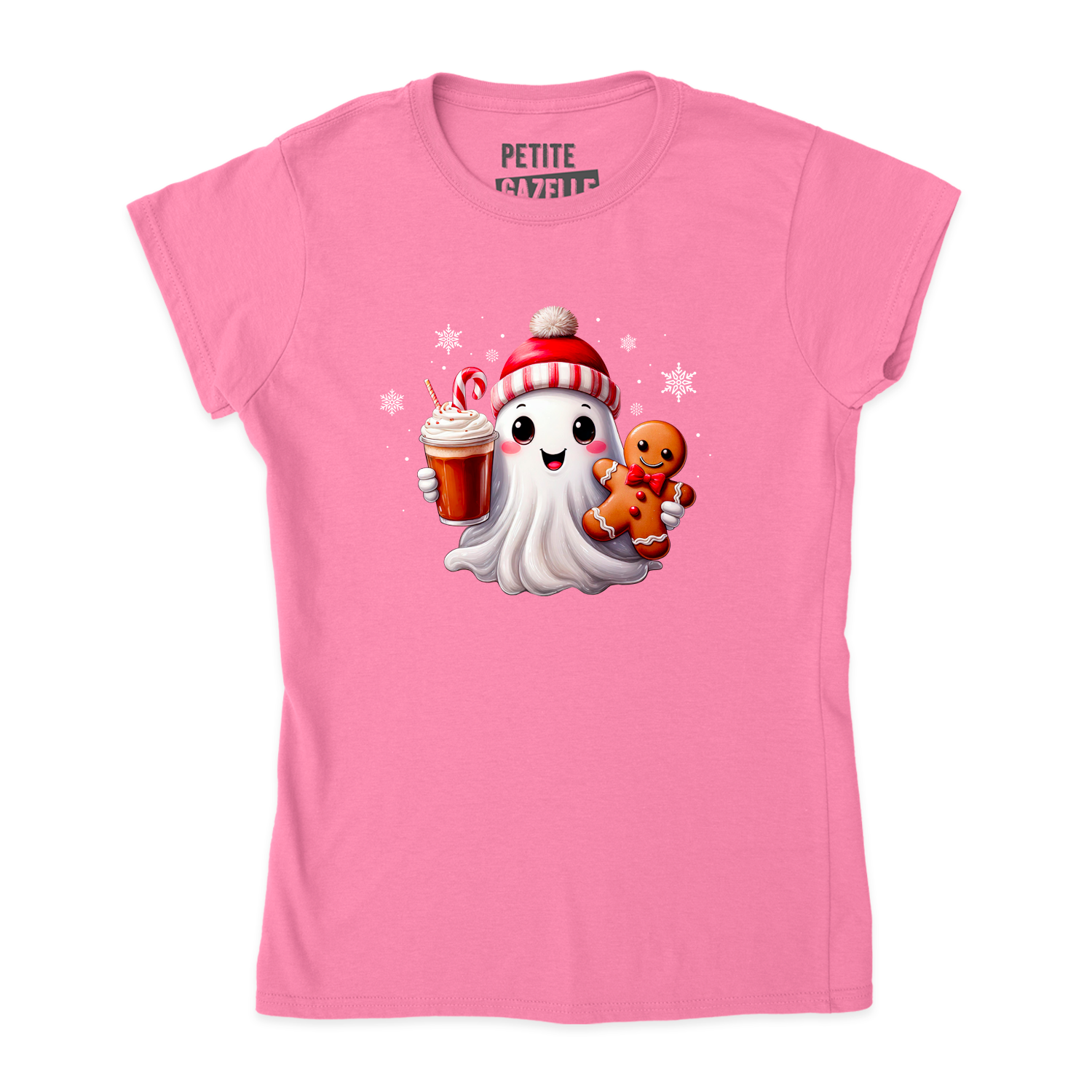 TSHIRT AJUSTÉ | Mignon fantôme de Noël