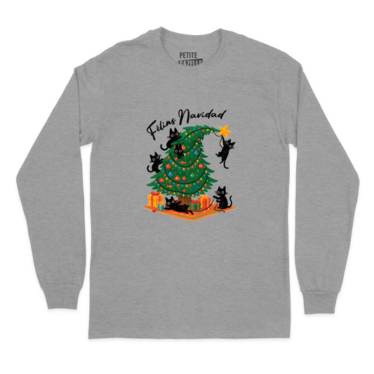 T-SHIRT À MANCHES LONGUES | Félins Navidad
