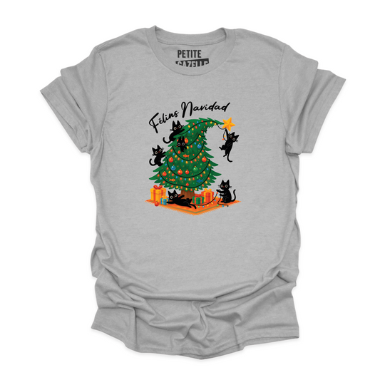 T-SHIRT COL ROND | Félins Navidad