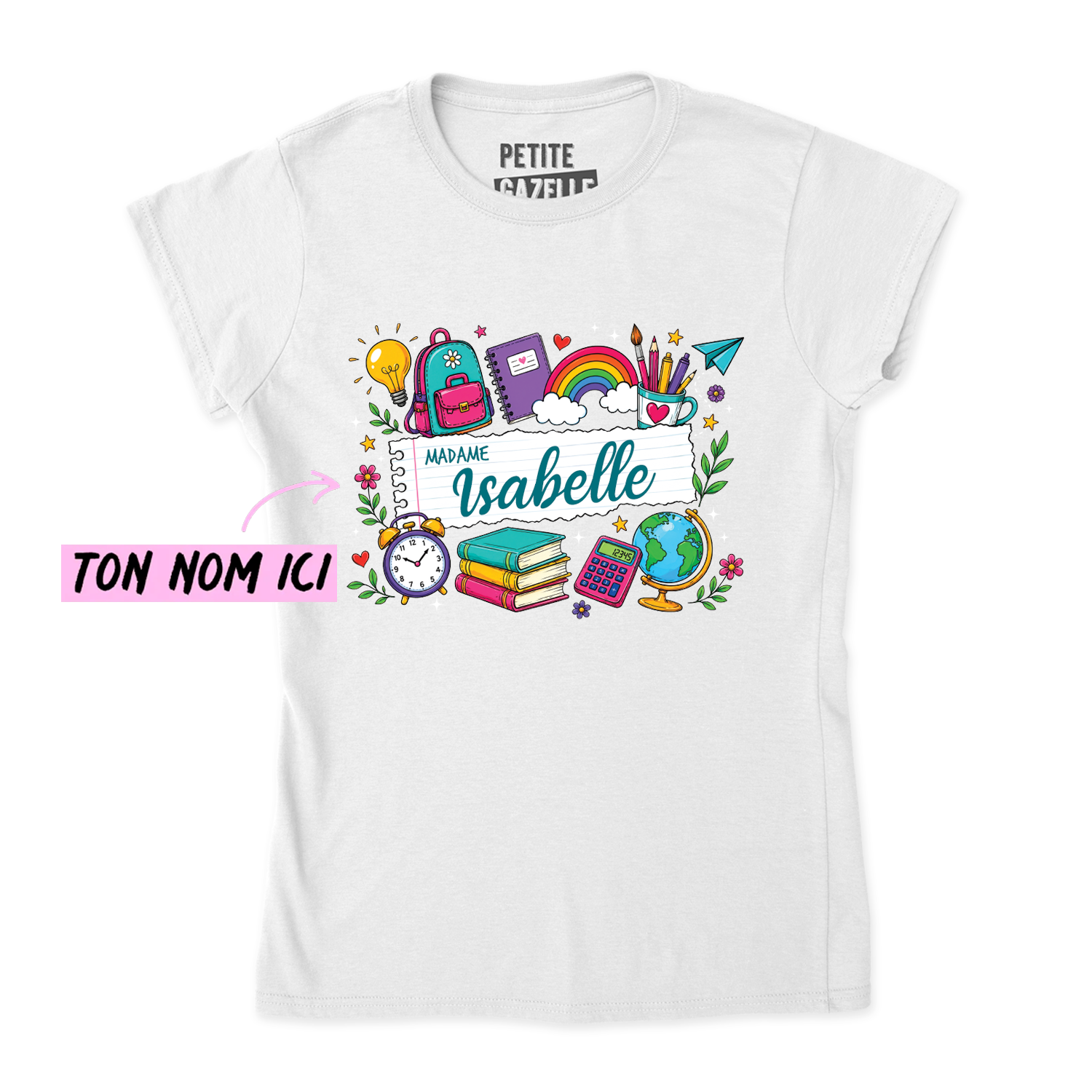 TSHIRT AJUSTÉ | Feuille Lignée