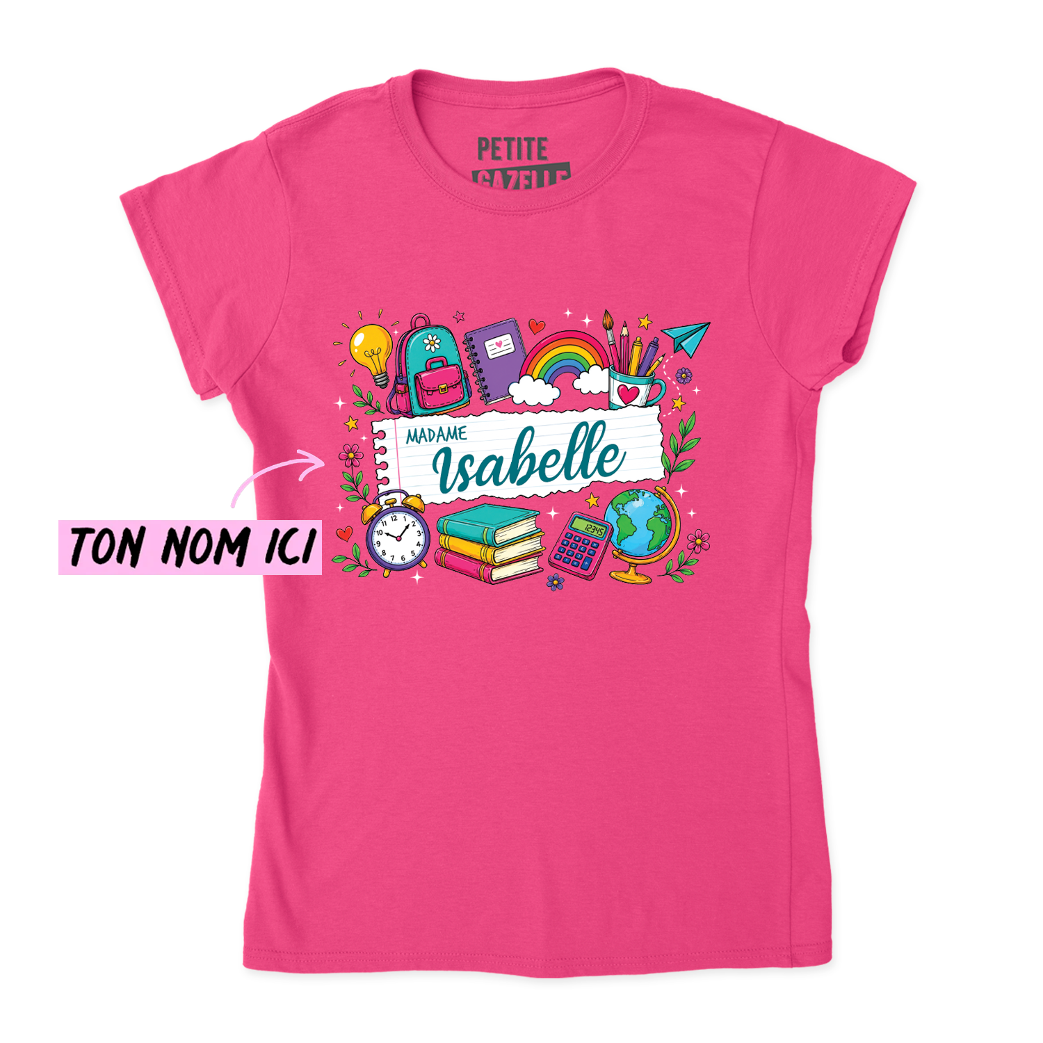 TSHIRT AJUSTÉ | Feuille Lignée