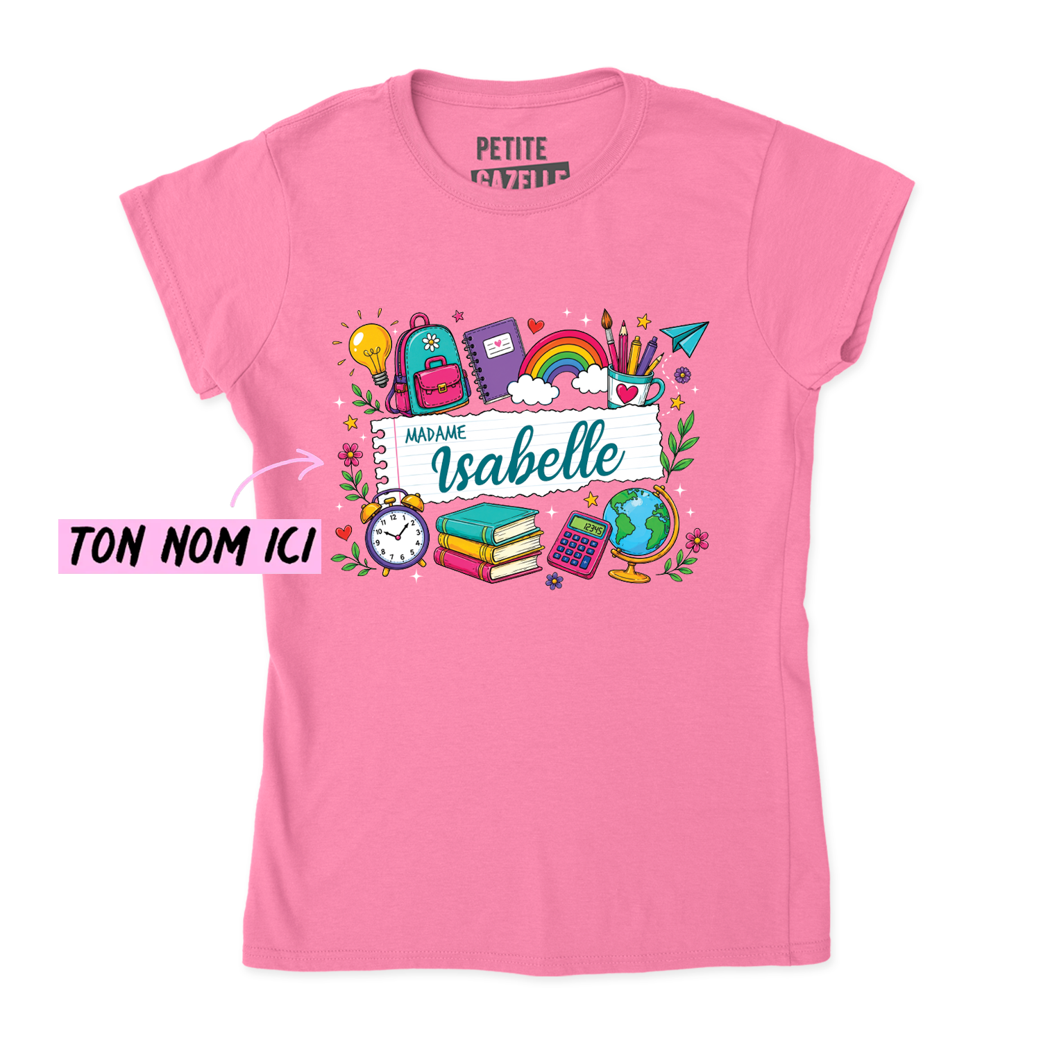 TSHIRT AJUSTÉ | Feuille Lignée