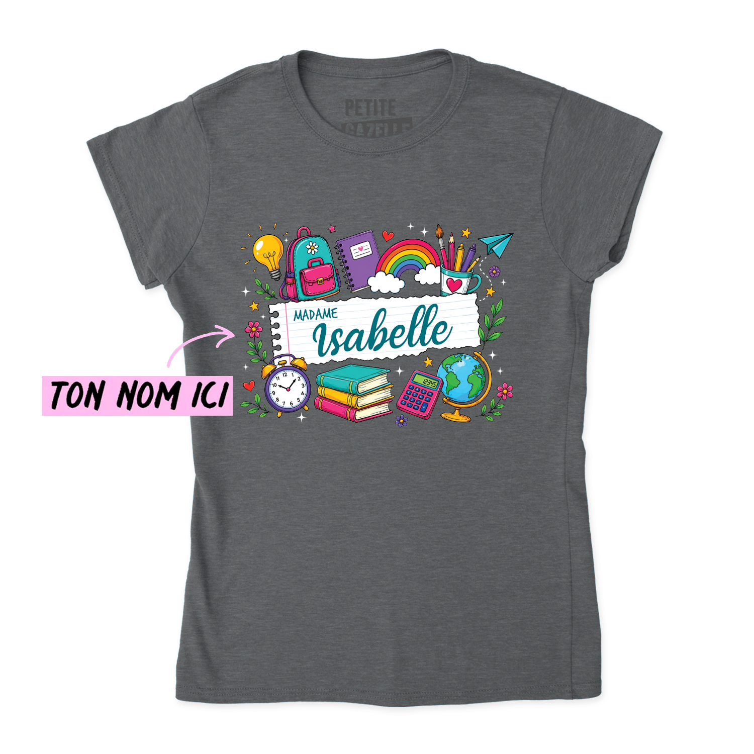 TSHIRT AJUSTÉ | Feuille Lignée