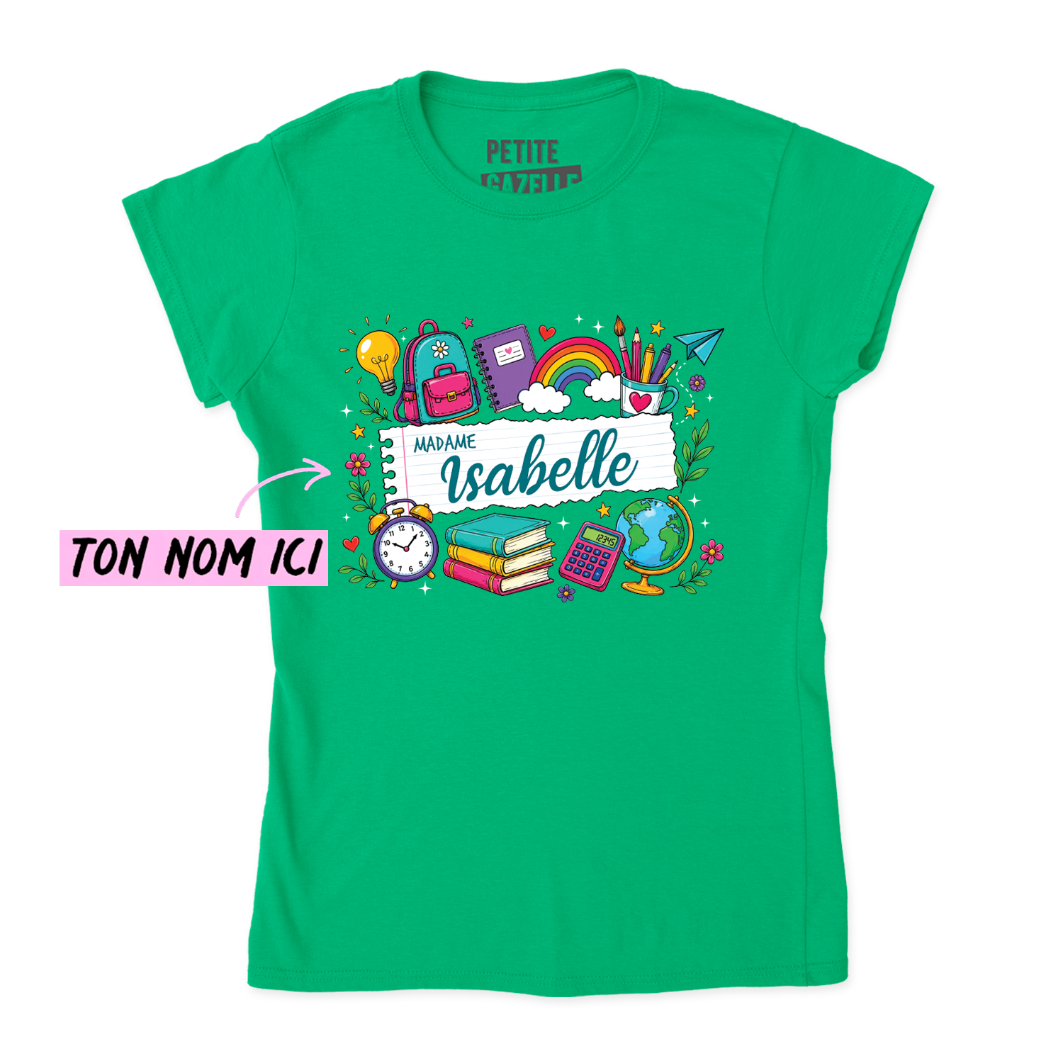TSHIRT AJUSTÉ | Feuille Lignée