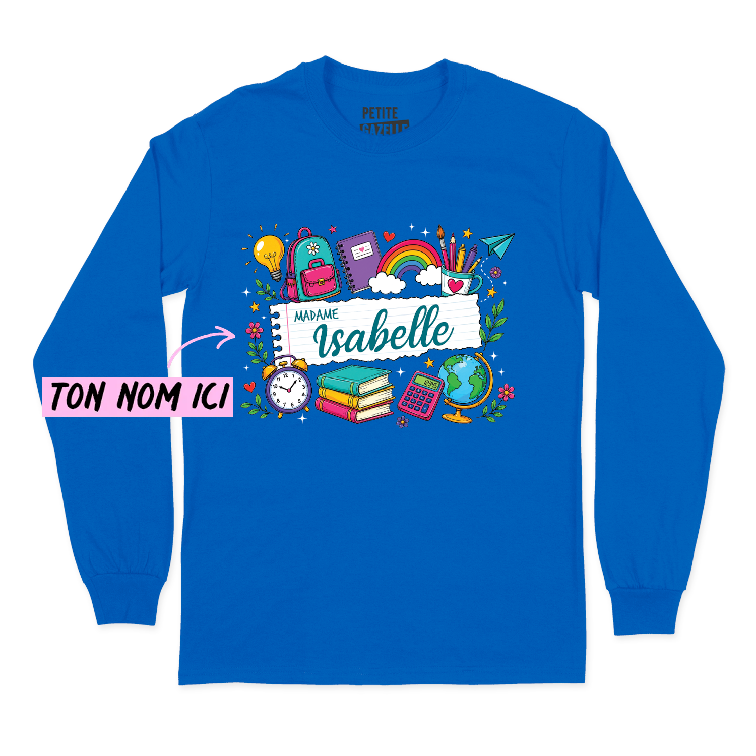 T-SHIRT À MANCHES LONGUES | Feuille Lignée