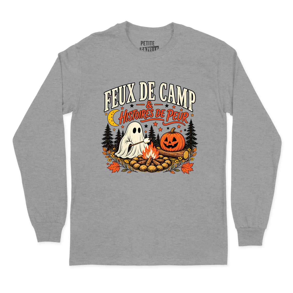 T-SHIRT À MANCHES LONGUES | Feux de camp et histoires de peur