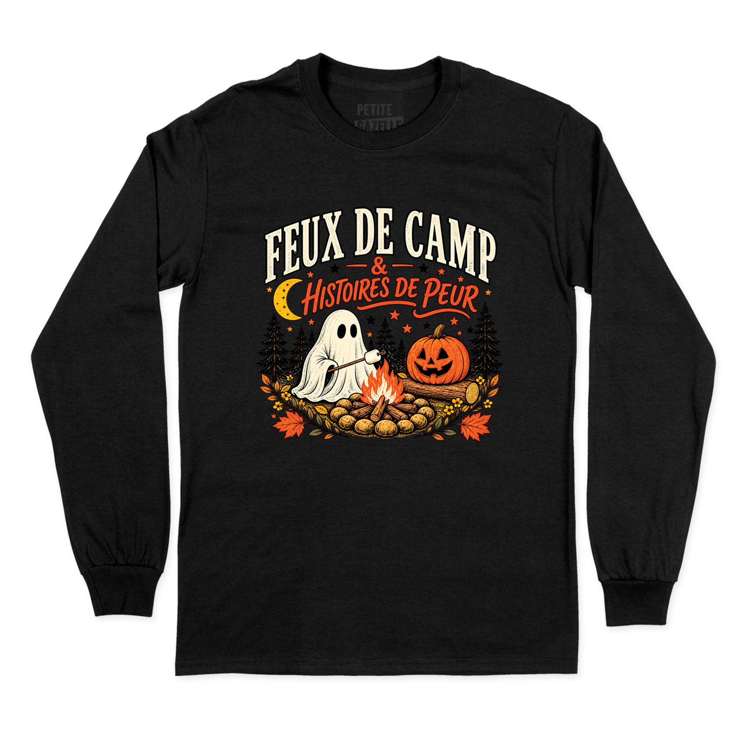 T-SHIRT À MANCHES LONGUES | Feux de camp et histoires de peur