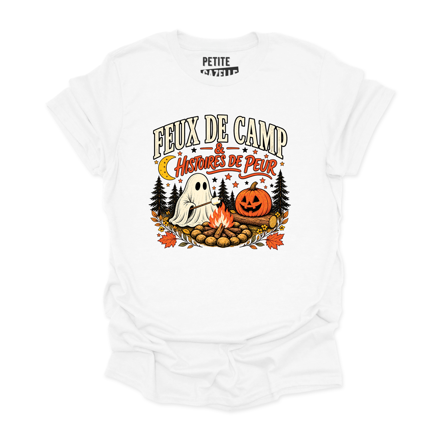 T-SHIRT COL ROND | Feux de camp et histoires de peur