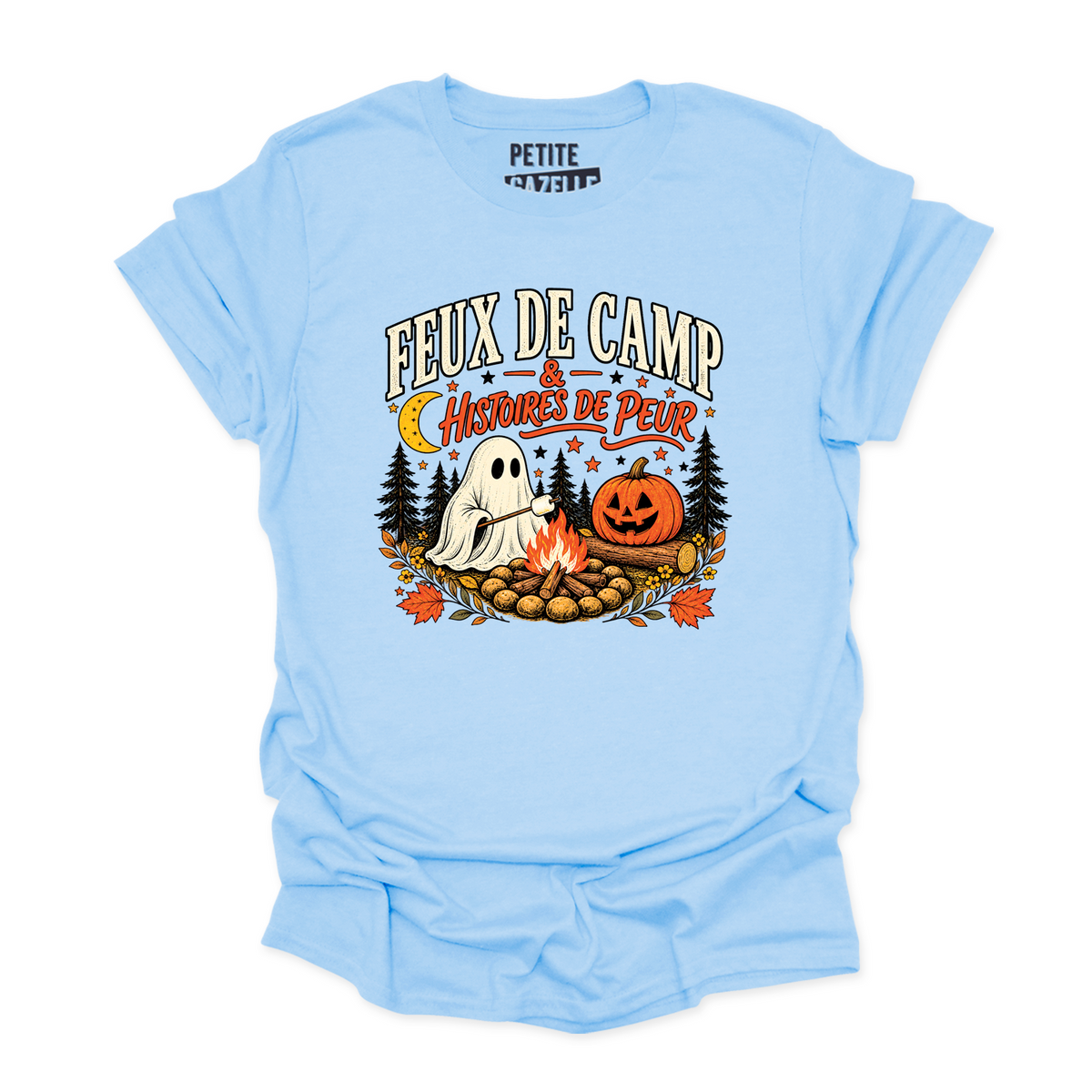 T-SHIRT COL ROND | Feux de camp et histoires de peur