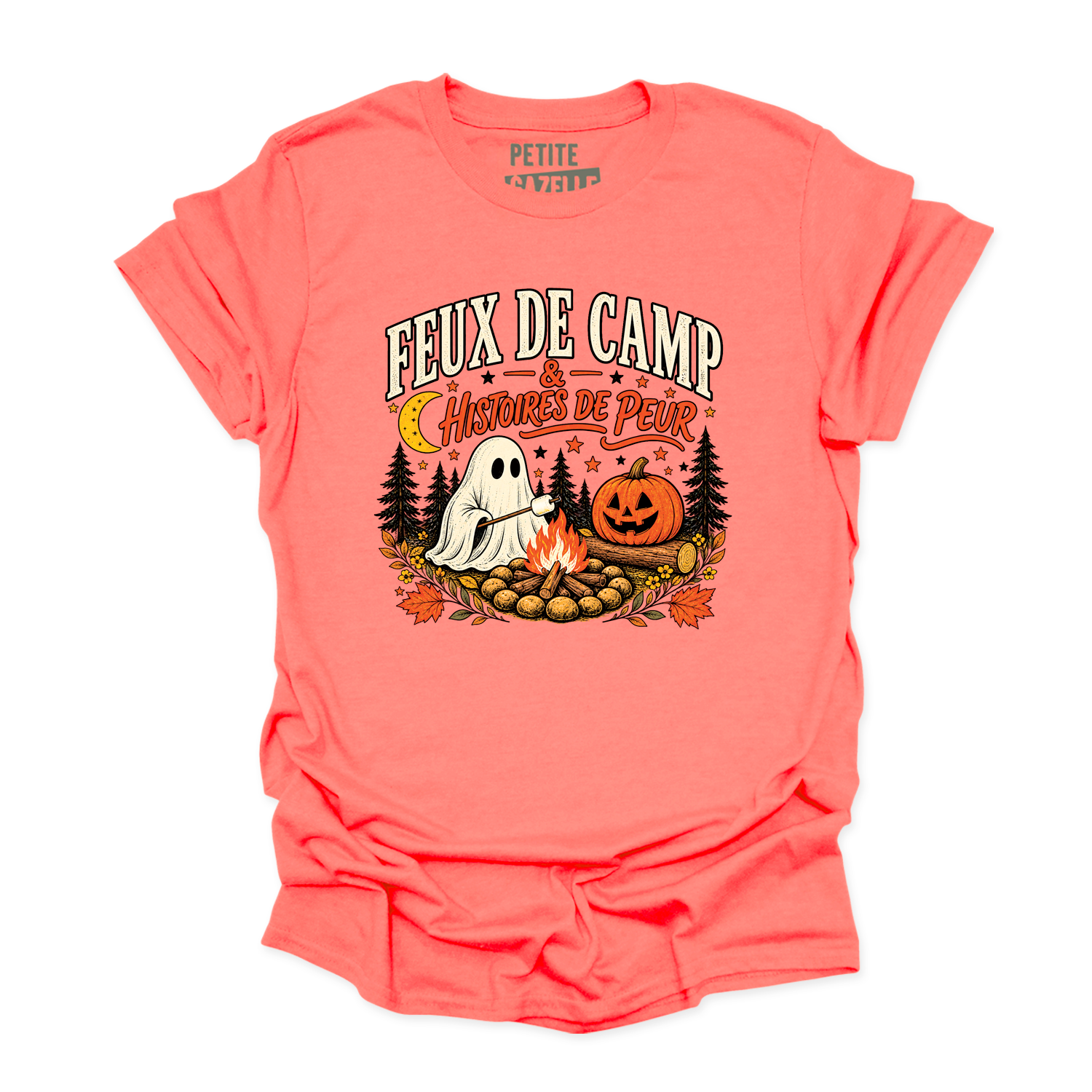 T-SHIRT COL ROND | Feux de camp et histoires de peur