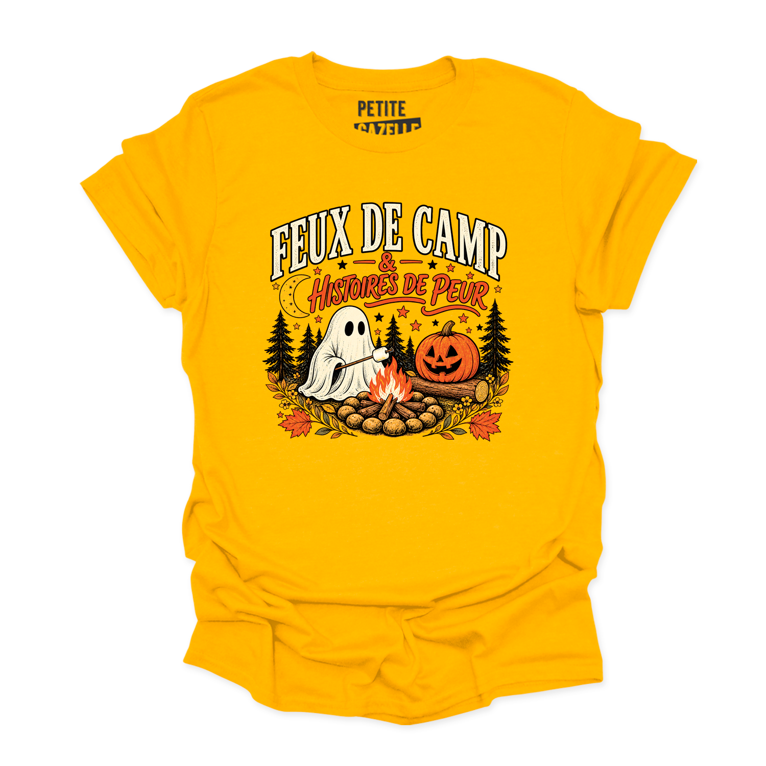 T-SHIRT COL ROND | Feux de camp et histoires de peur