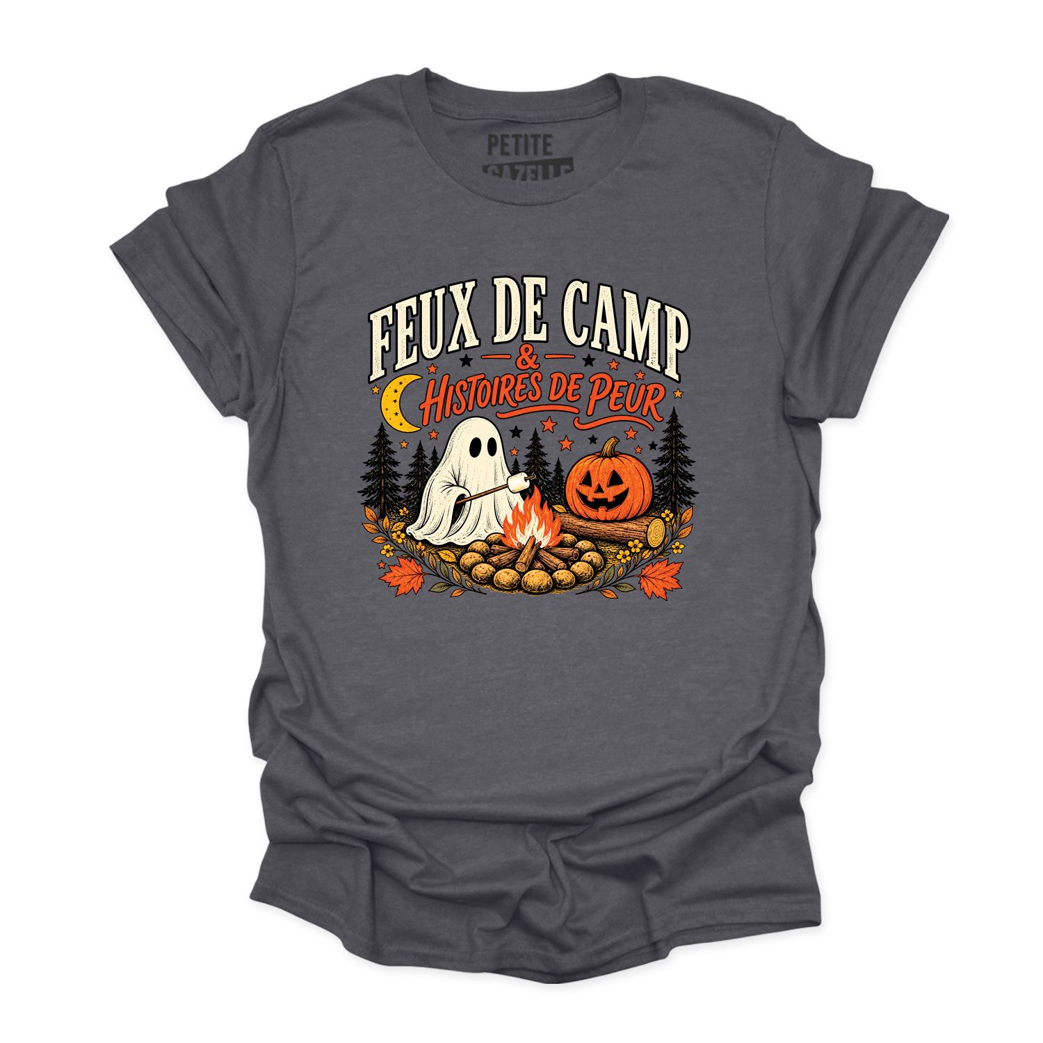 T-SHIRT COL ROND | Feux de camp et histoires de peur