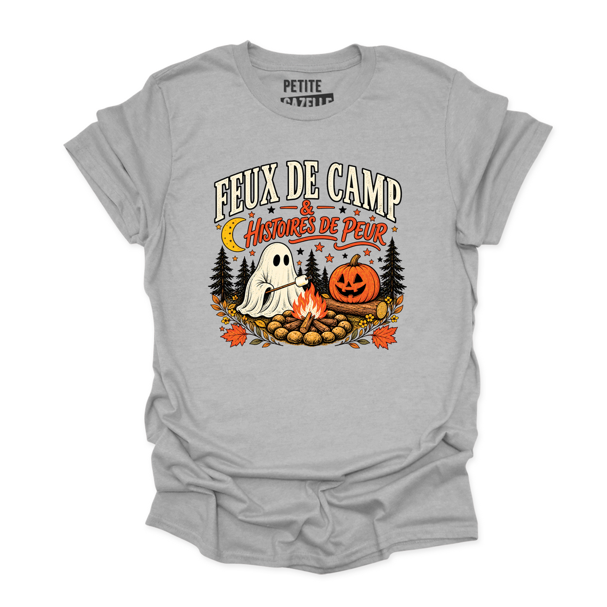 T-SHIRT COL ROND | Feux de camp et histoires de peur