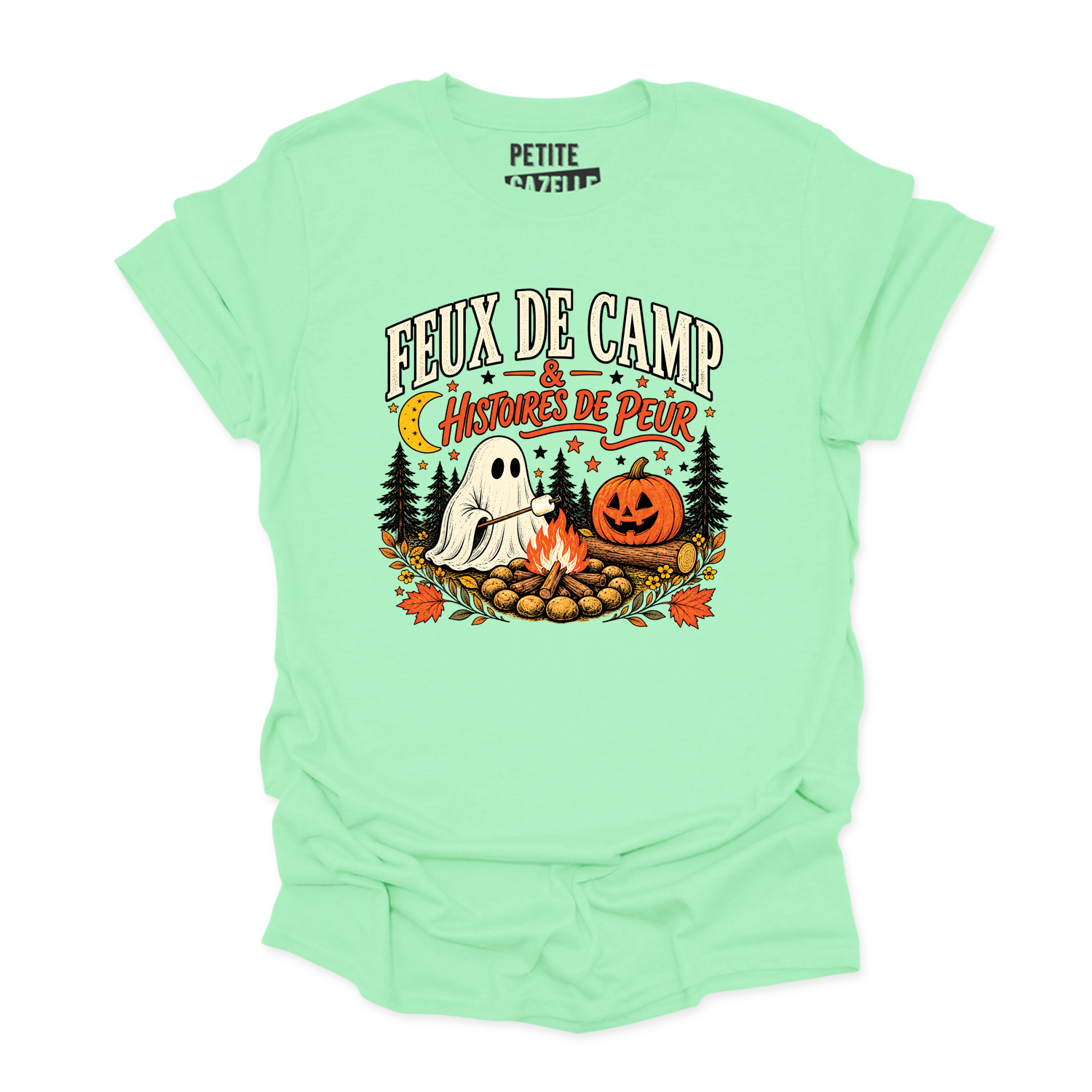 T-SHIRT COL ROND | Feux de camp et histoires de peur