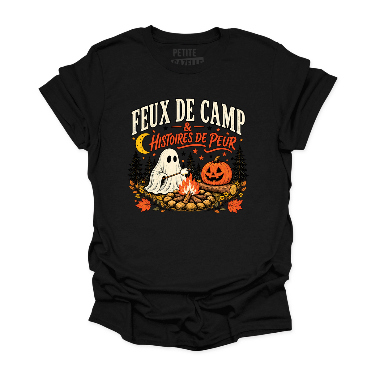 T-SHIRT COL ROND | Feux de camp et histoires de peur