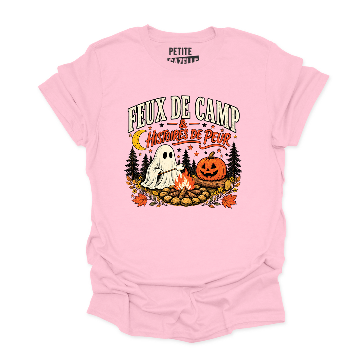 T-SHIRT COL ROND | Feux de camp et histoires de peur