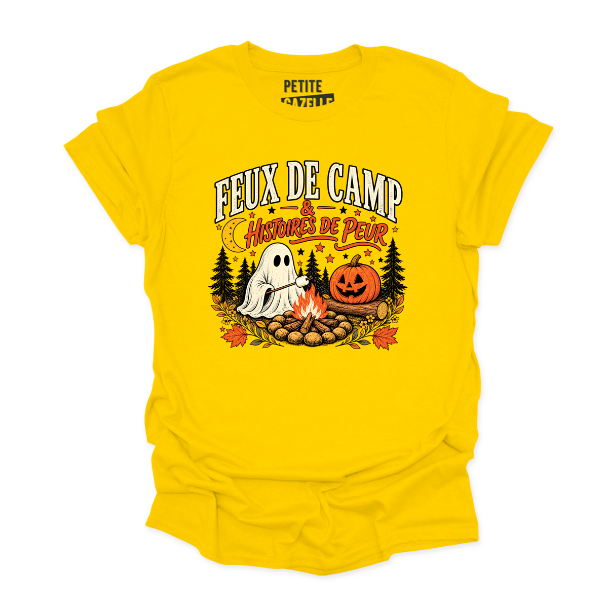 T-SHIRT COL ROND | Feux de camp et histoires de peur