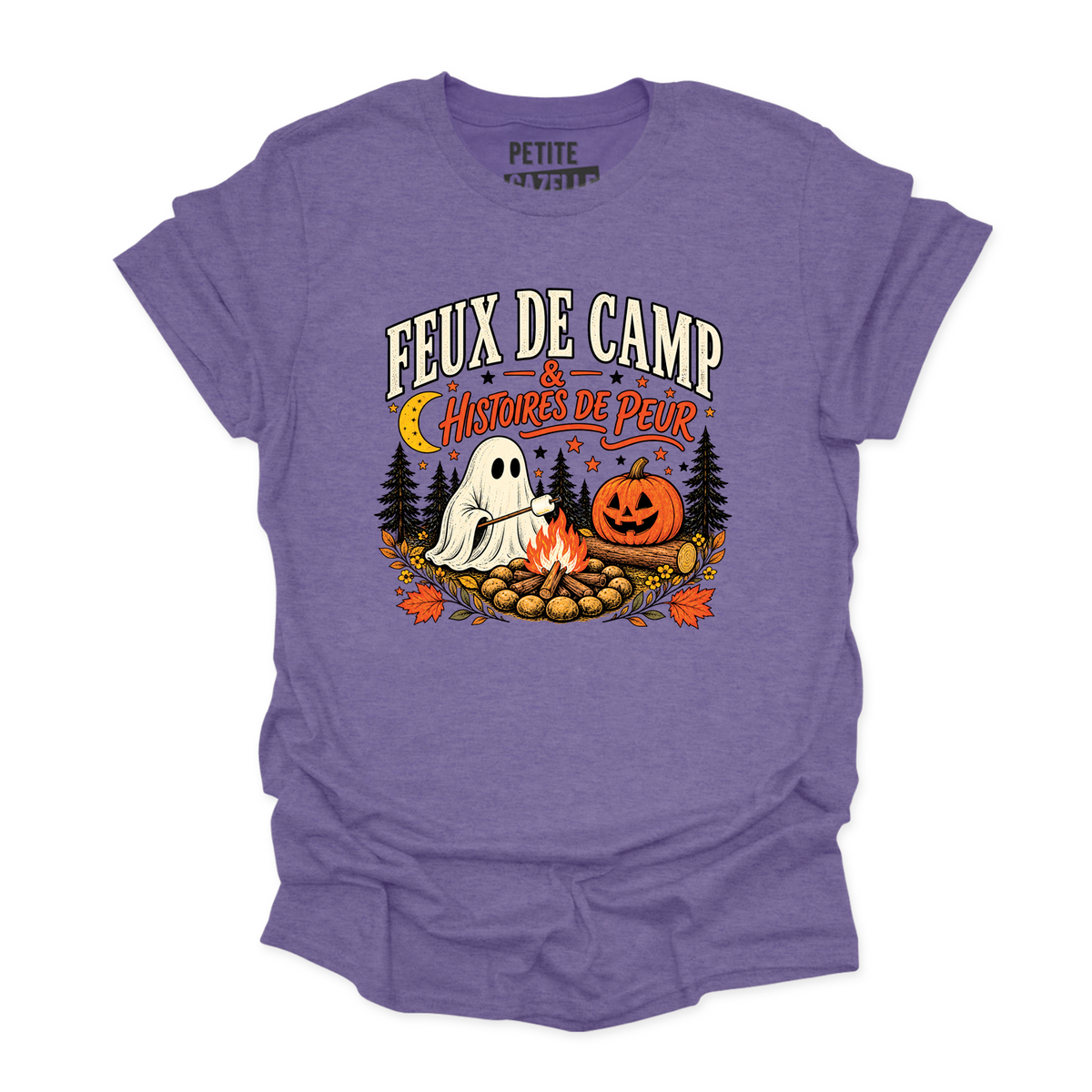 T-SHIRT COL ROND | Feux de camp et histoires de peur
