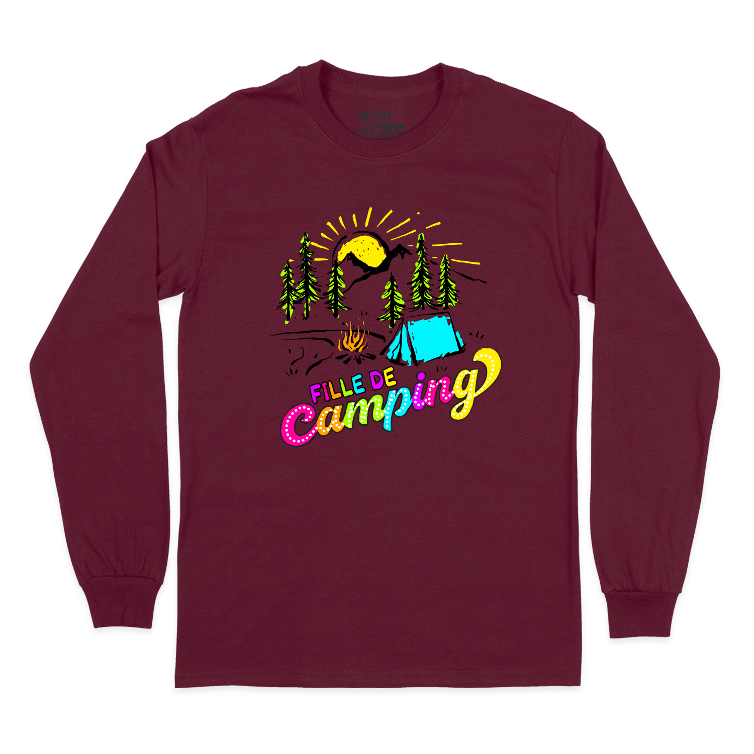 T-SHIRT À MANCHES LONGUES | Fille de camping