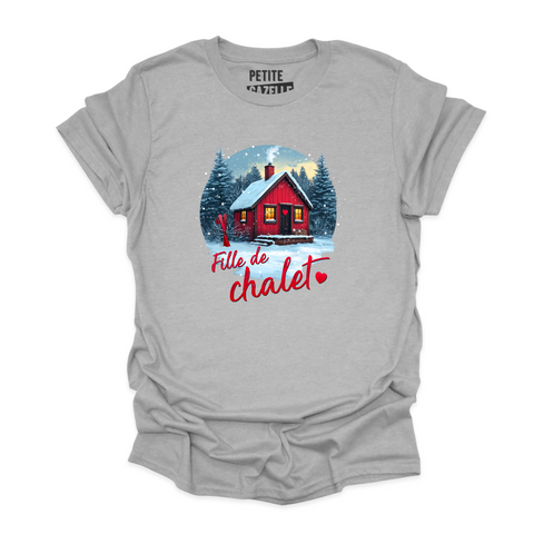 T-SHIRT COL ROND | Fille de chalet