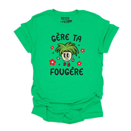 T-SHIRT COL ROND | Gère ta fougère