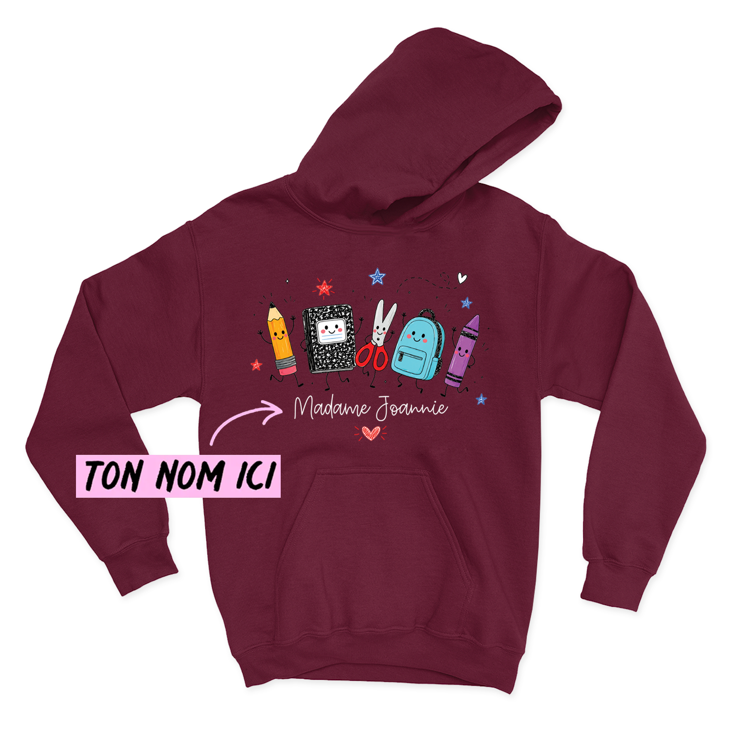 HOODIE | Madame Fournitures Scolaires