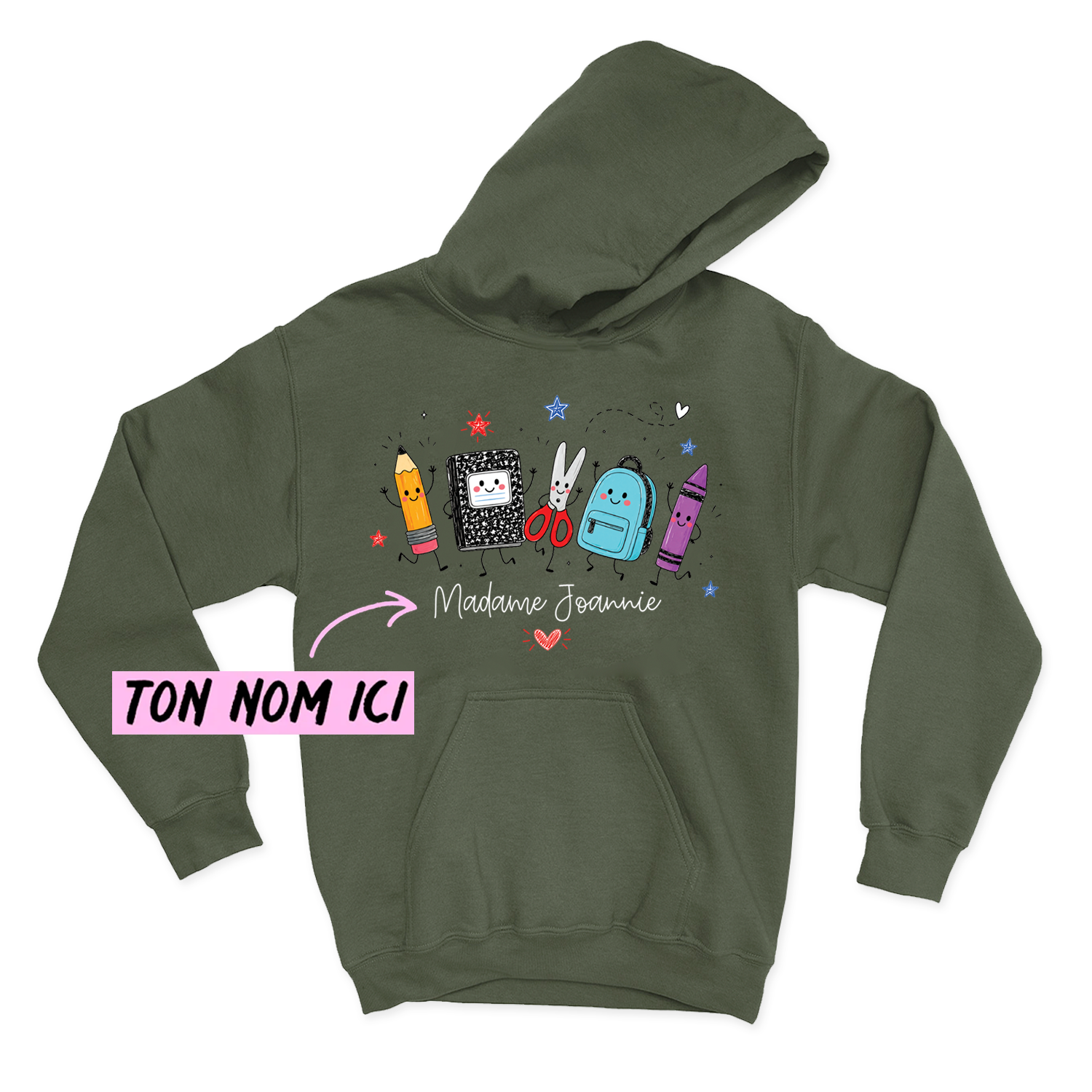 HOODIE | Madame Fournitures Scolaires