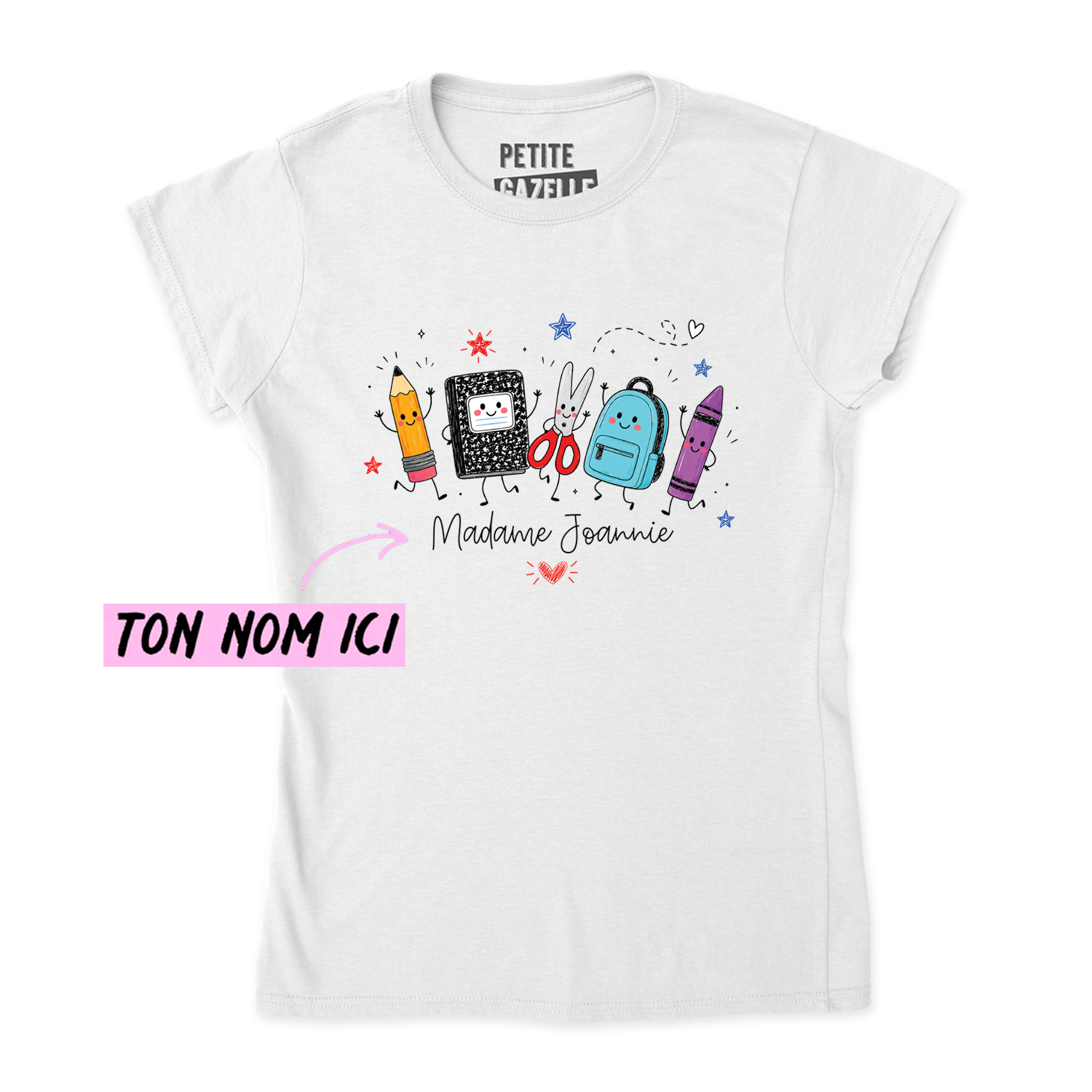TSHIRT AJUSTÉ | Madame Fournitures Scolaires