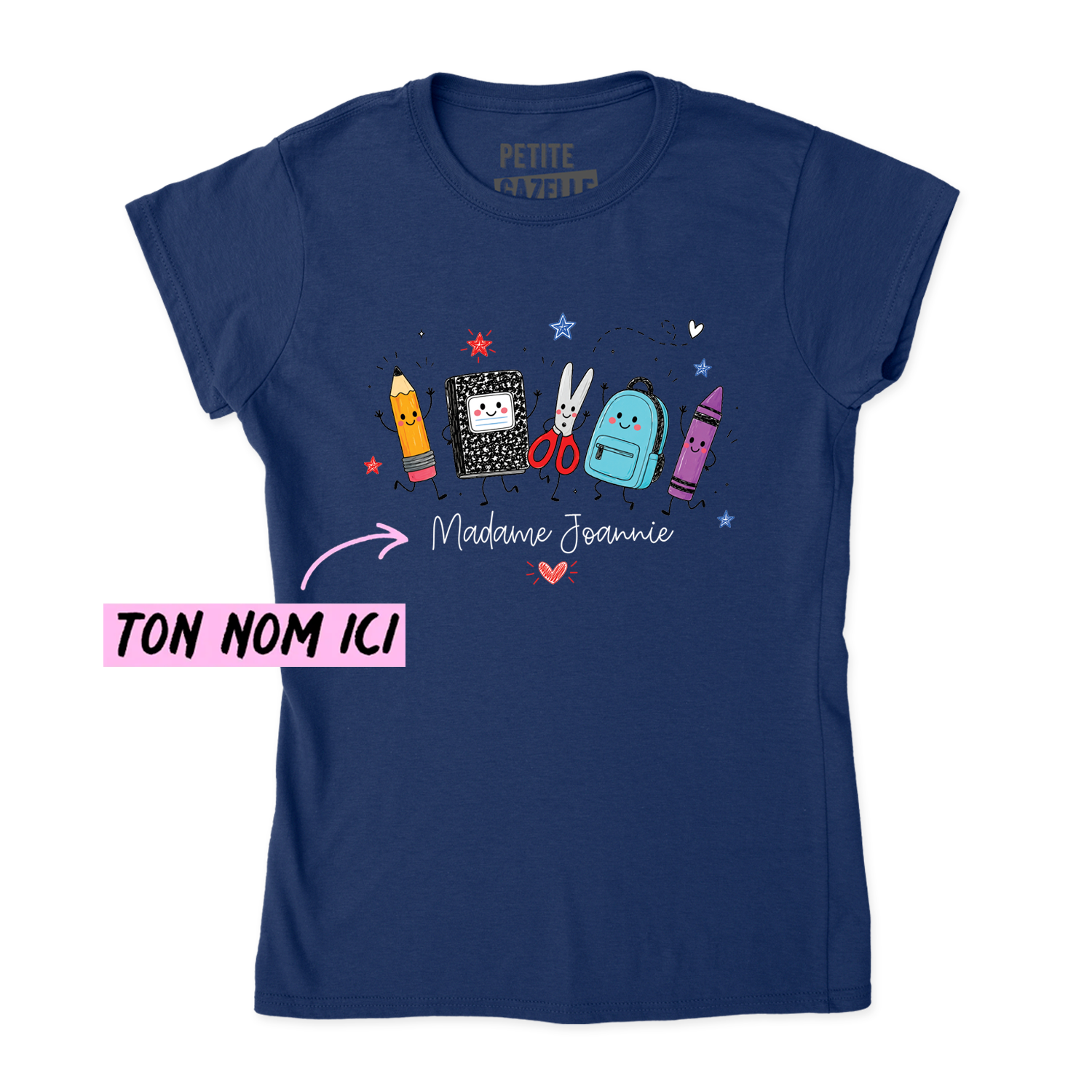TSHIRT AJUSTÉ | Madame Fournitures Scolaires