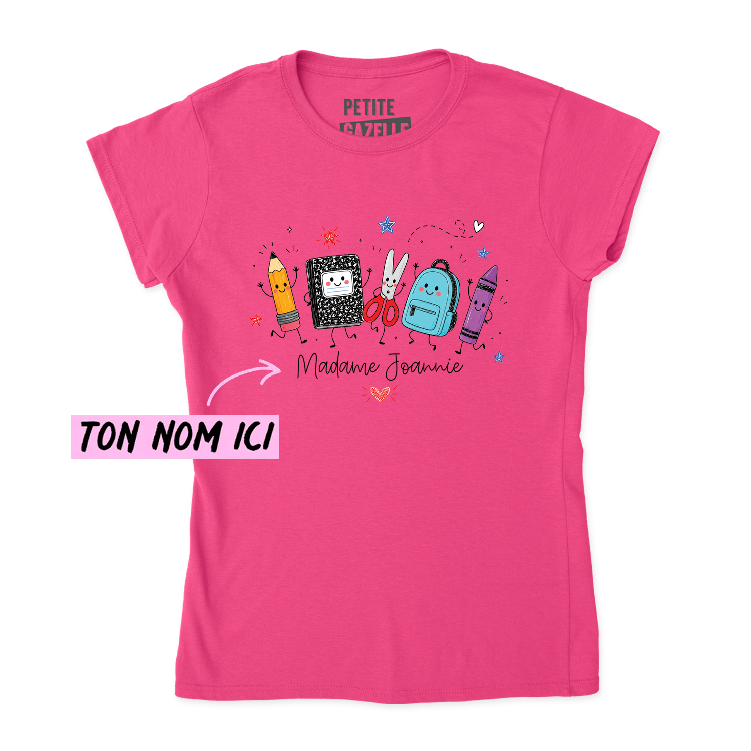 TSHIRT AJUSTÉ | Madame Fournitures Scolaires
