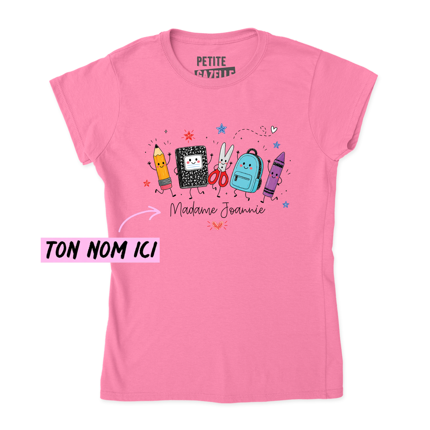 TSHIRT AJUSTÉ | Madame Fournitures Scolaires