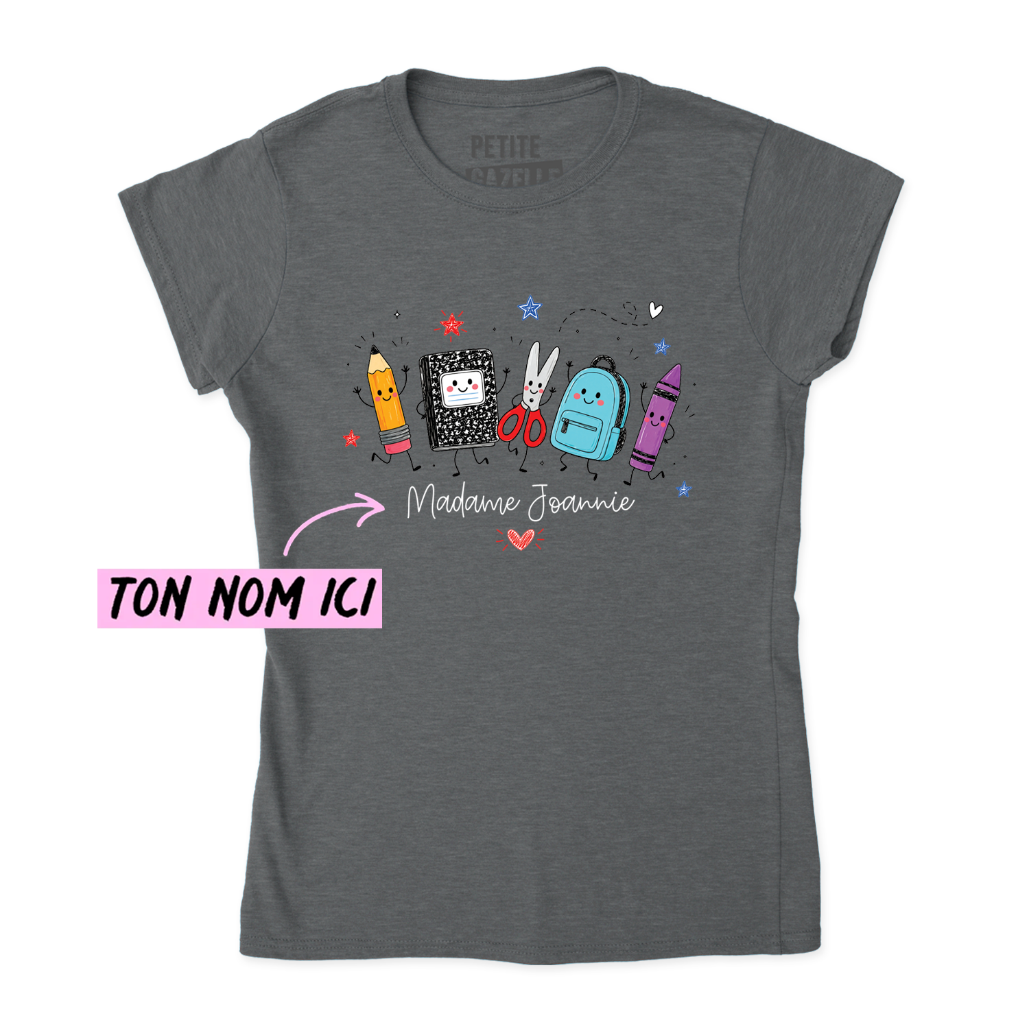 TSHIRT AJUSTÉ | Madame Fournitures Scolaires