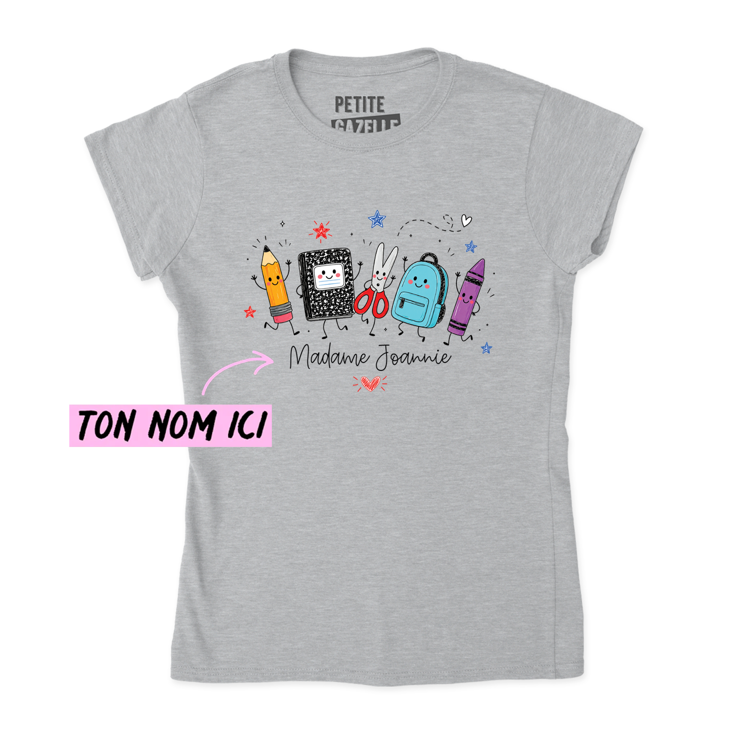 TSHIRT AJUSTÉ | Madame Fournitures Scolaires