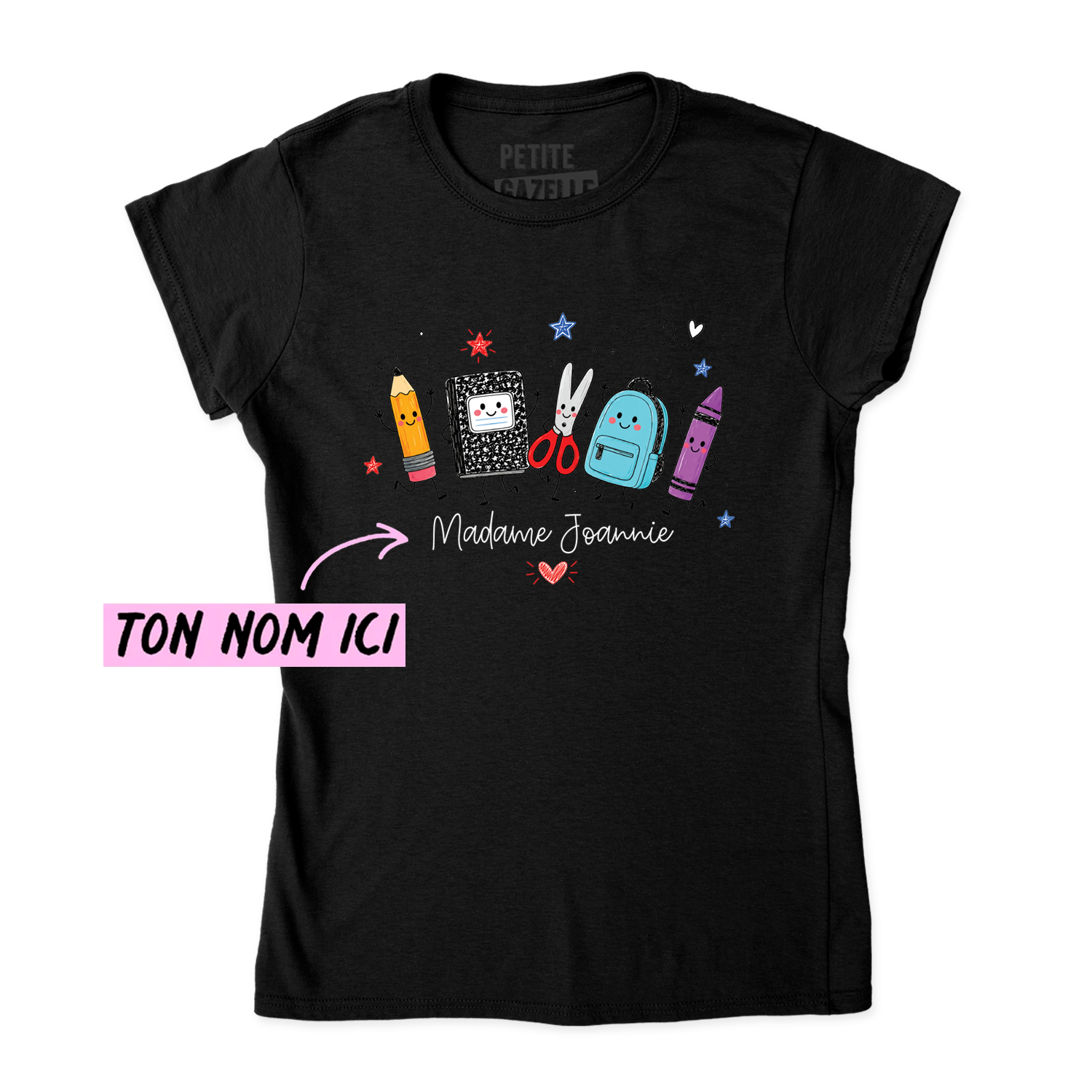 TSHIRT AJUSTÉ | Madame Fournitures Scolaires