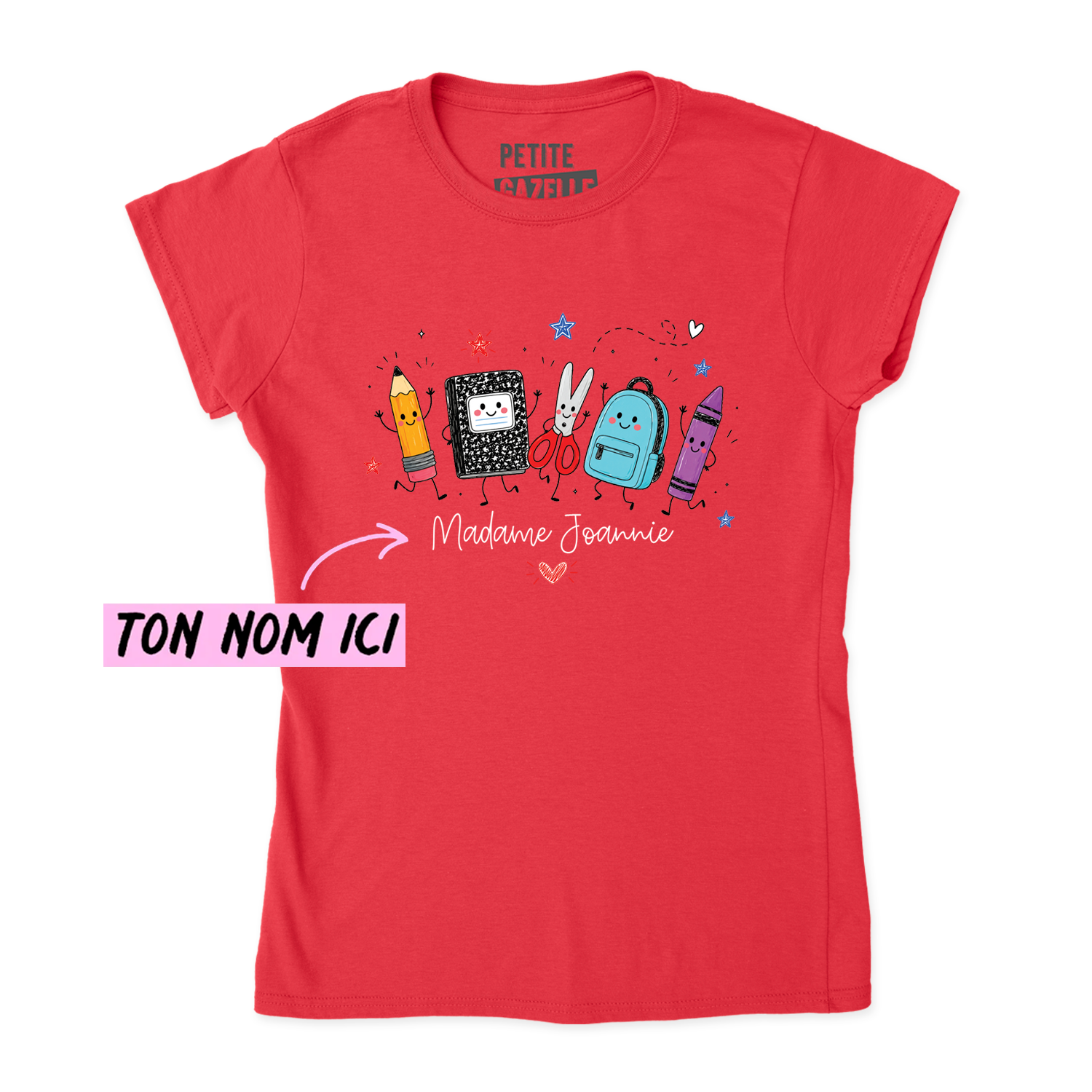 TSHIRT AJUSTÉ | Madame Fournitures Scolaires
