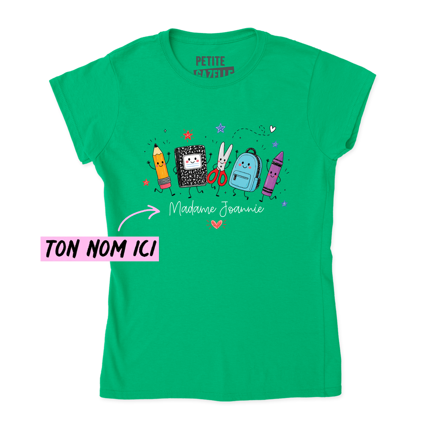 TSHIRT AJUSTÉ | Madame Fournitures Scolaires