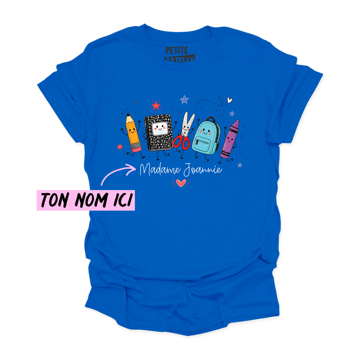 T-SHIRT COL ROND | Madame Fournitures Scolaires