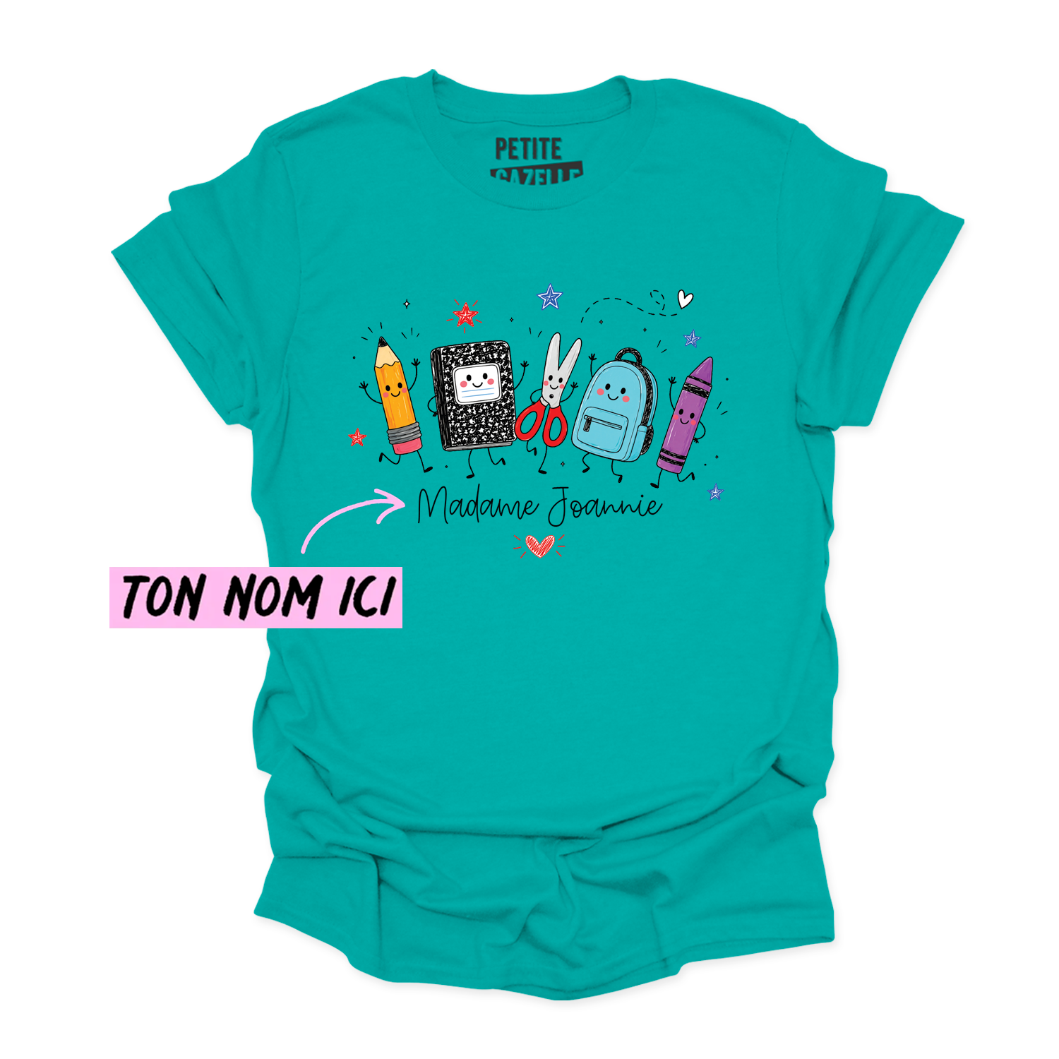 T-SHIRT COL ROND | Madame Fournitures Scolaires