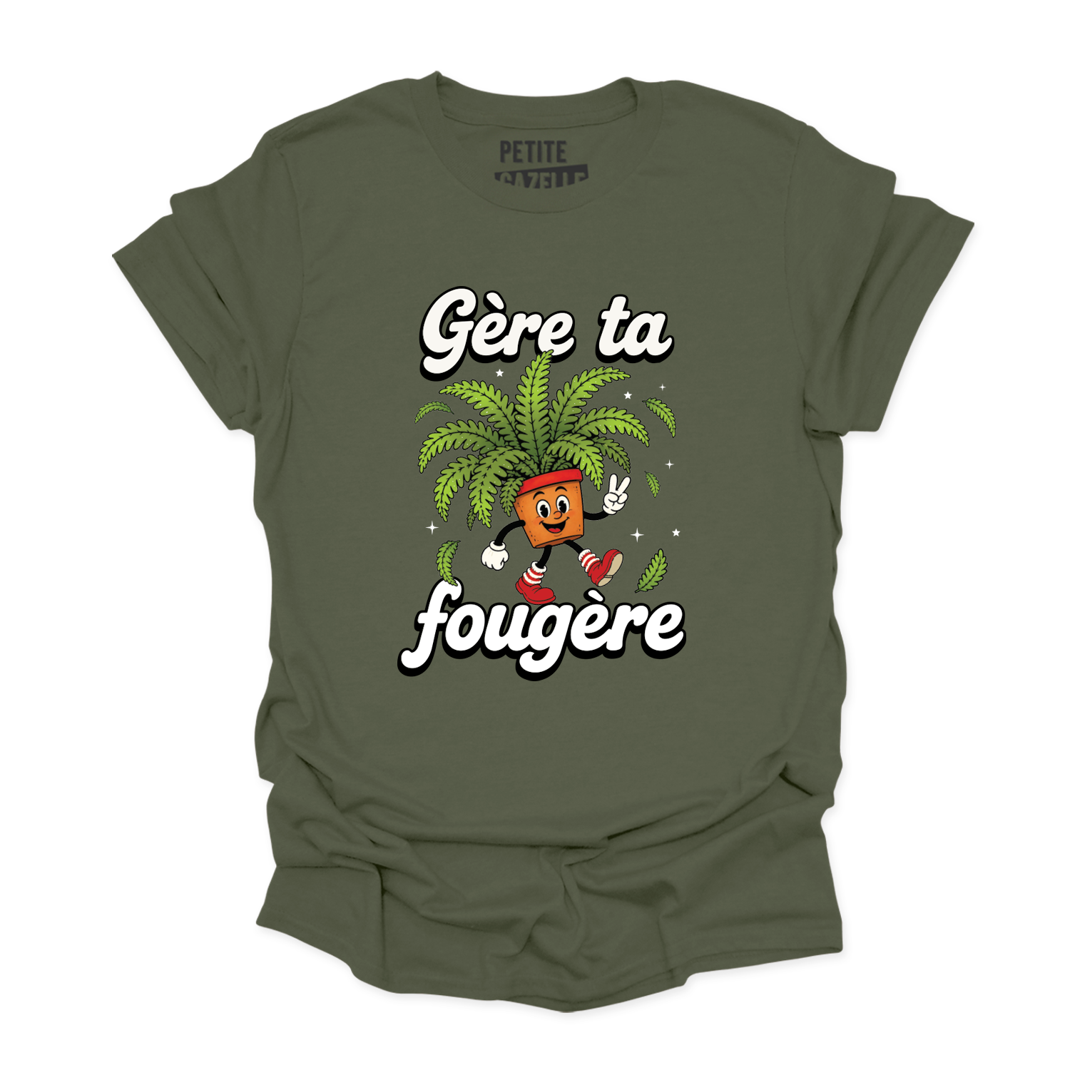 T-SHIRT COL ROND | Gère ta fougère