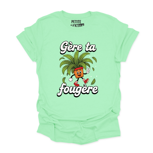 T-SHIRT COL ROND | Gère ta fougère