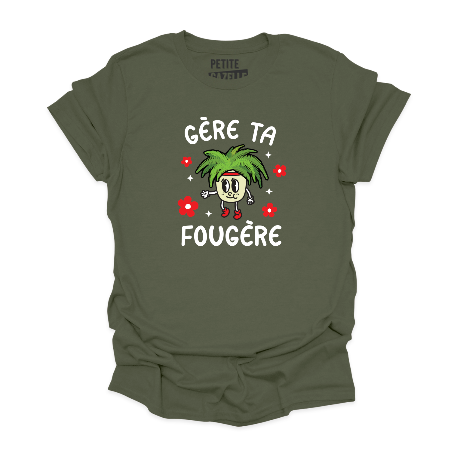 T-SHIRT COL ROND | Gère ta fougère