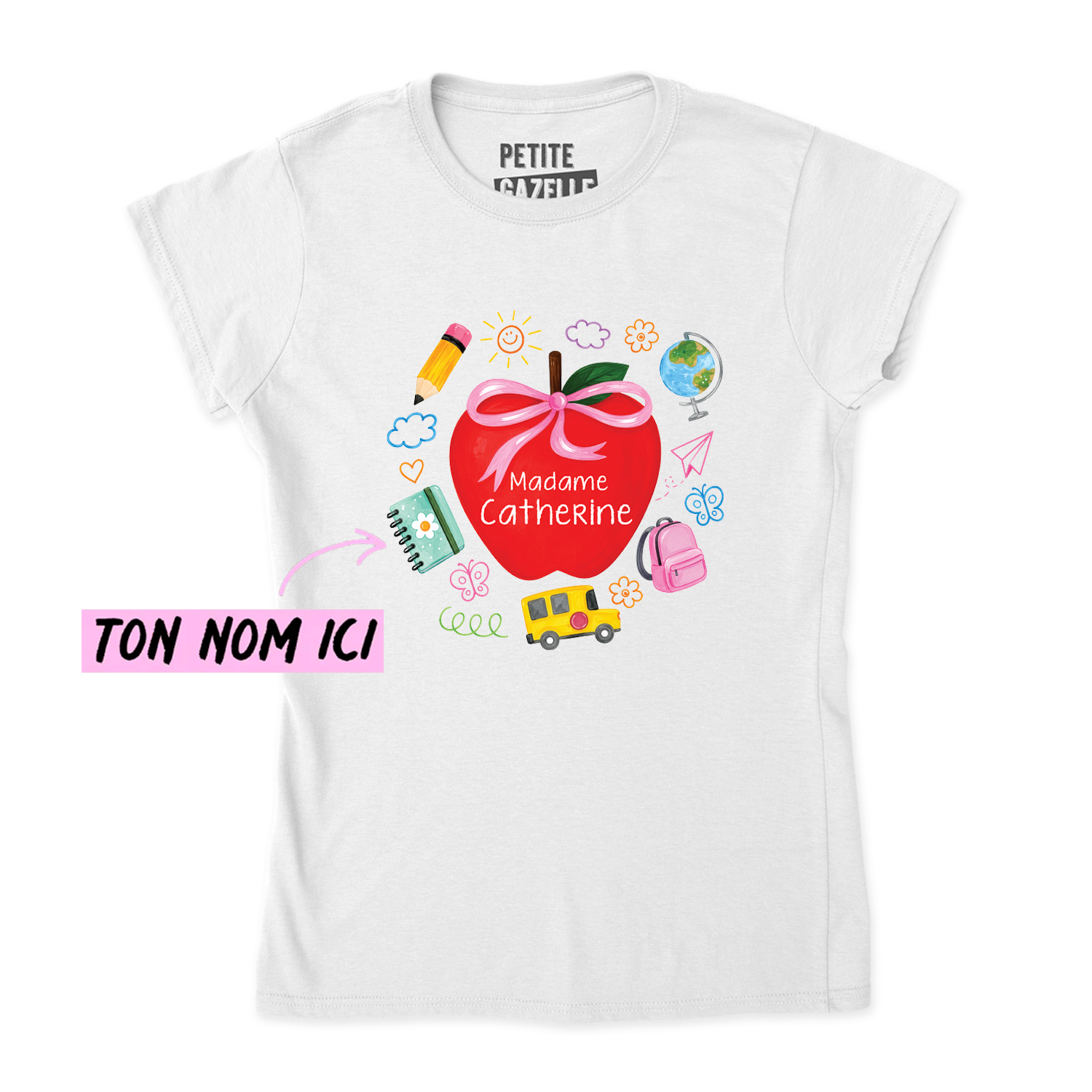 TSHIRT AJUSTÉ | Madame Grosse Pomme